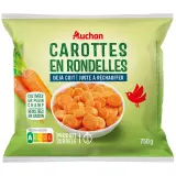 AUCHAN Déjà cuit - Carottes en rondelles