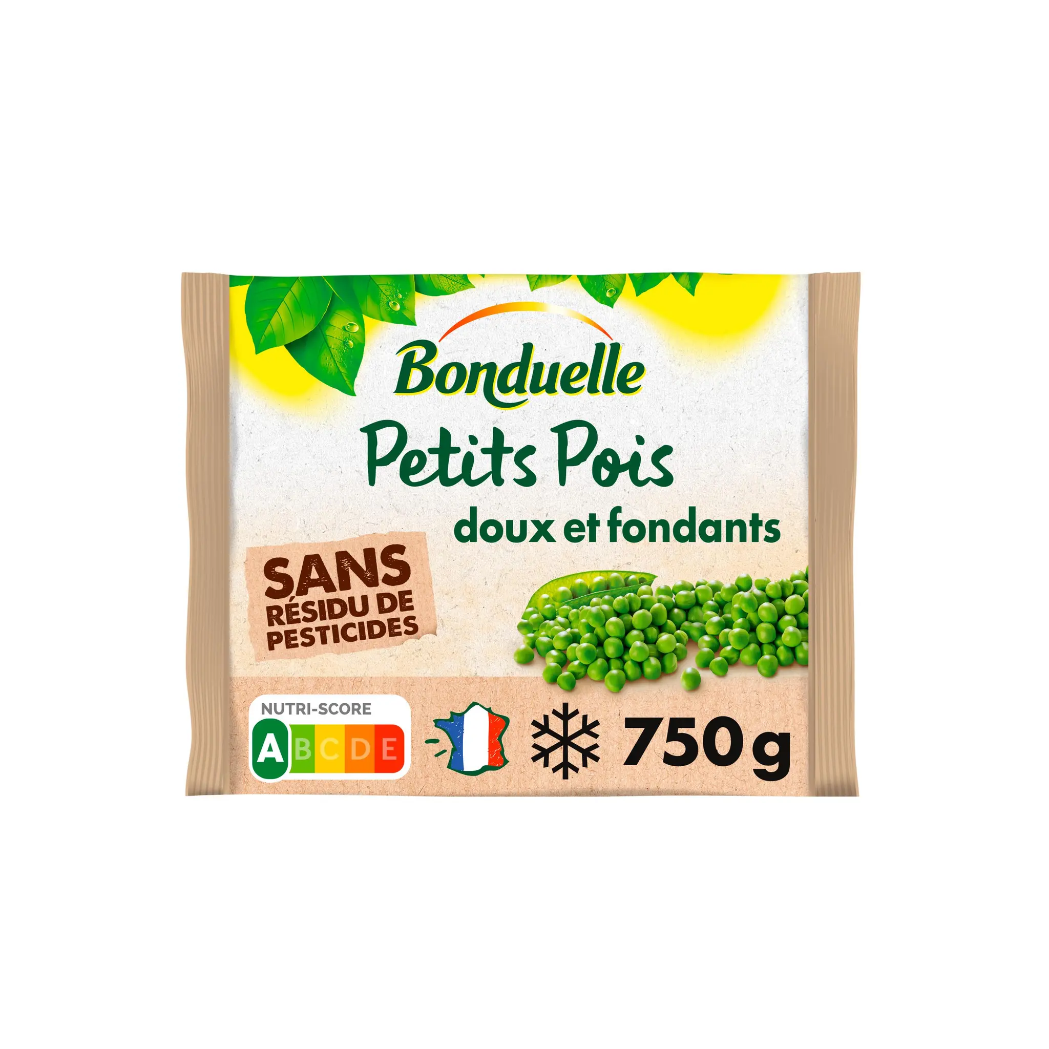 BONDUELLE Petits pois extra-fondant sans résidu de pesticides