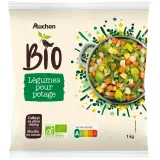 AUCHAN BIO Mélange de légumes pour potage