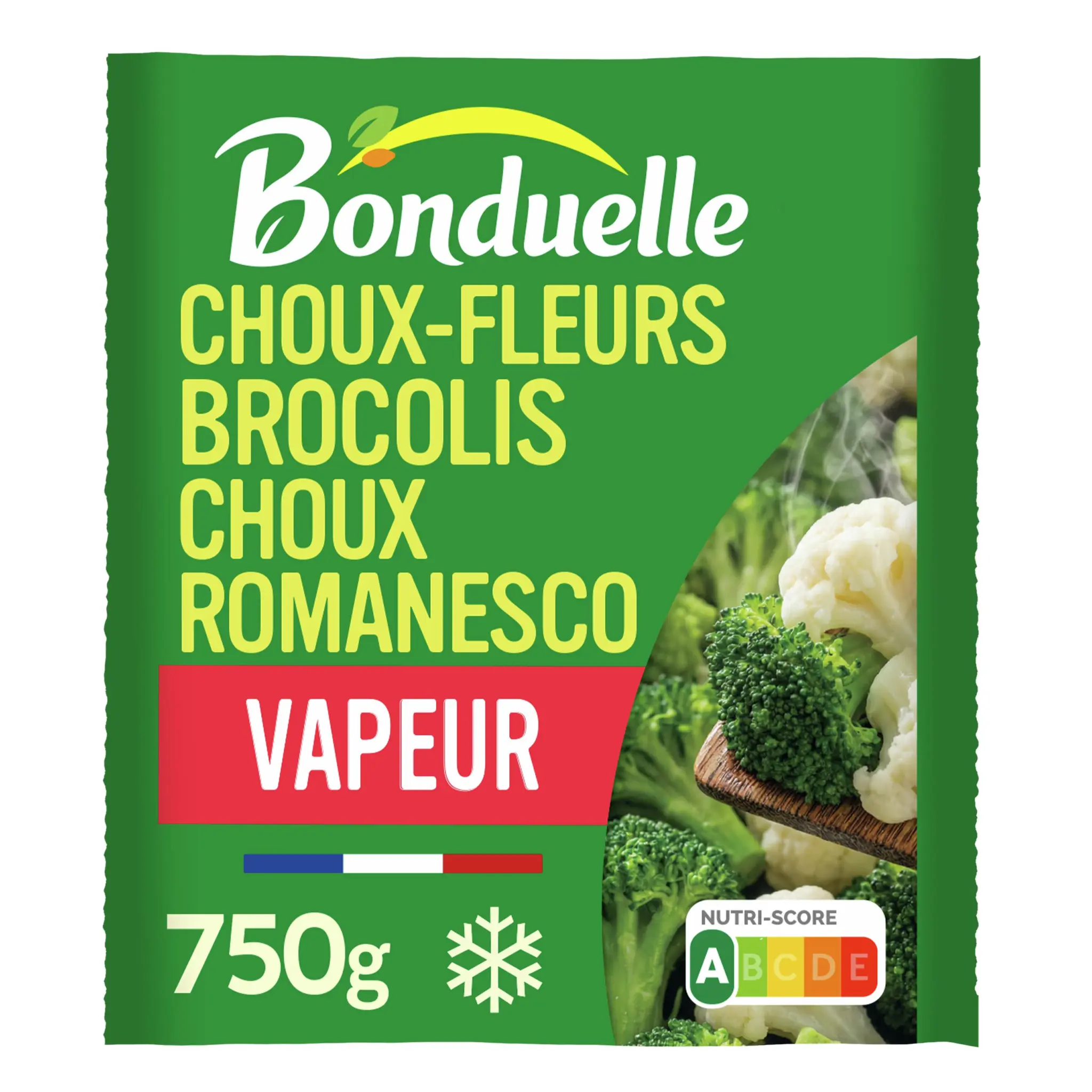 BONDUELLE Mélange de 3 légumes choux-fleur, brocolis, choux romanesco