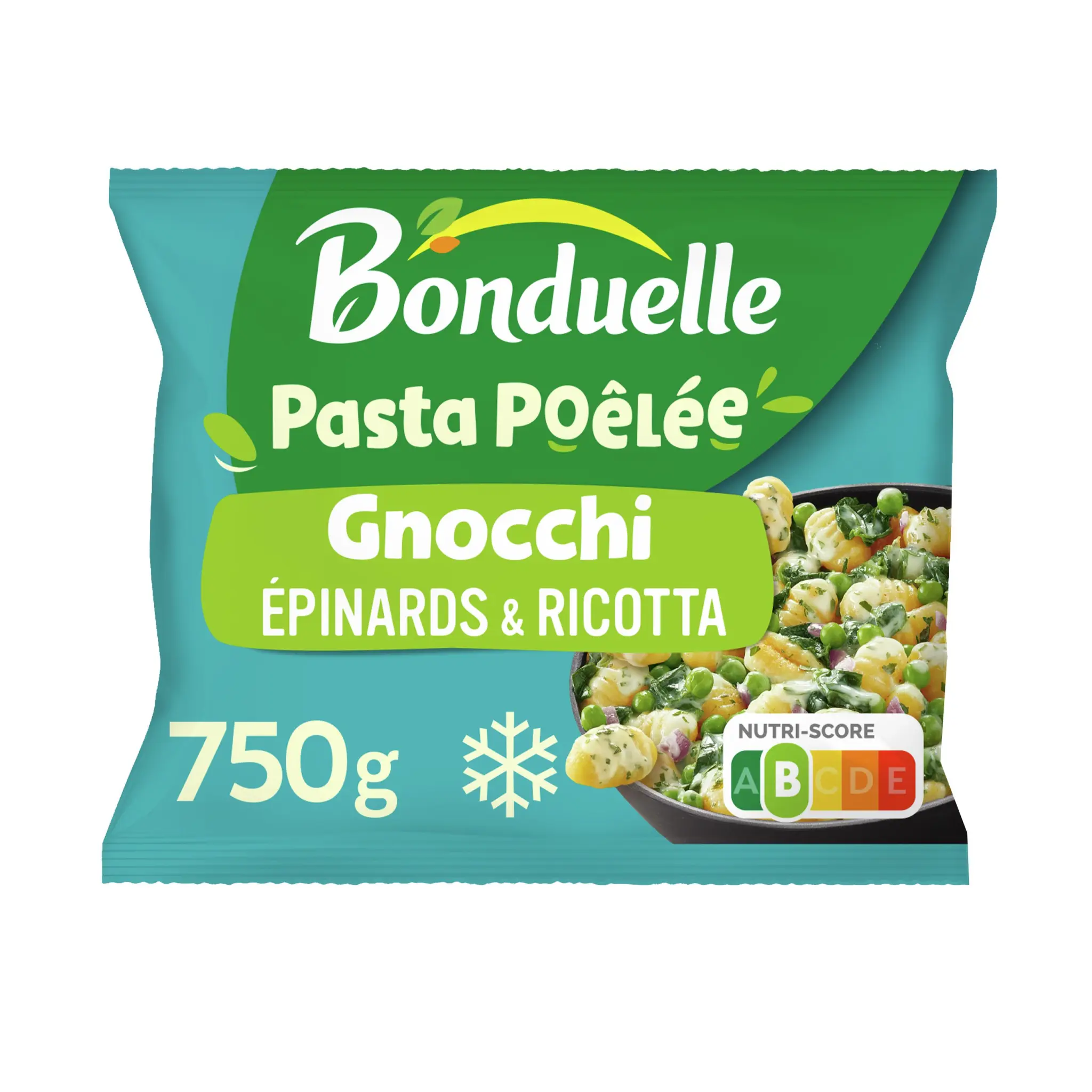BONDUELLE Pasta poêlée gnocchis épinards ricotta