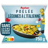 AUCHAN Poêlées légumes à l'italienne