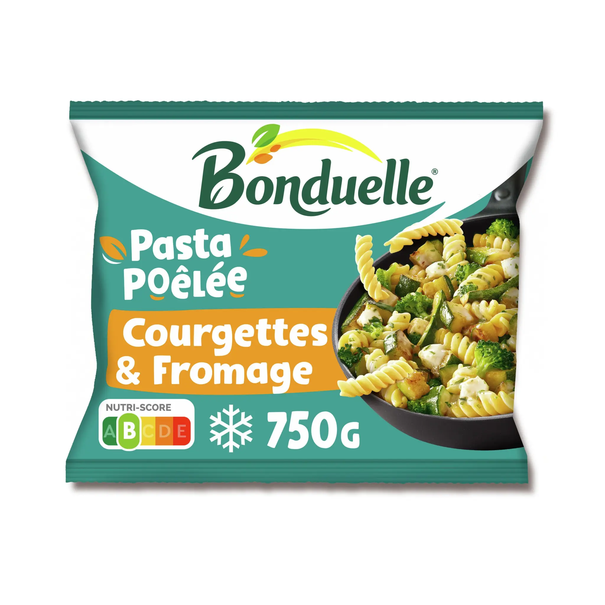 BONDUELLE Pasta poêlée fusilli courgettes fromage