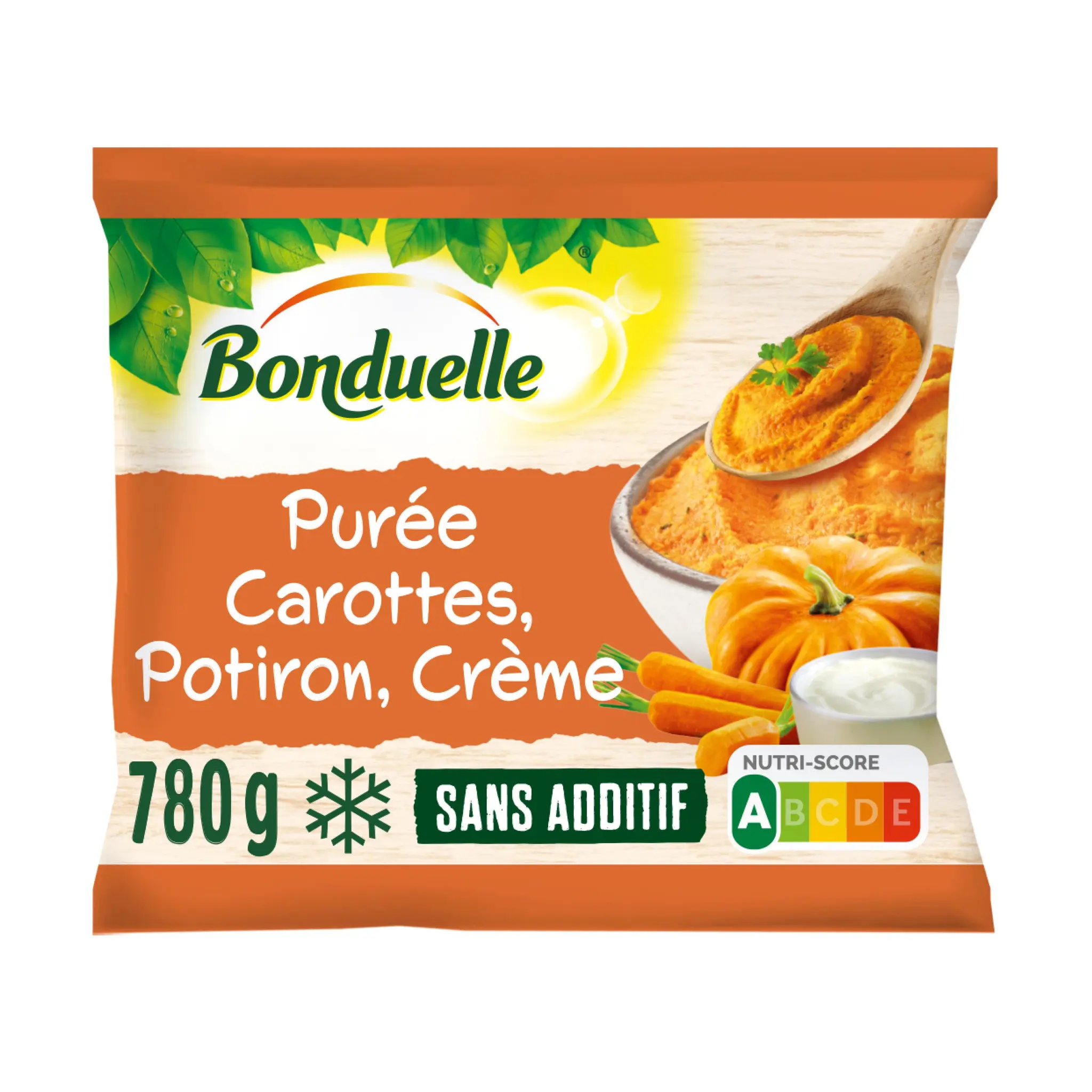 BONDUELLE Purée carotte potiron crème