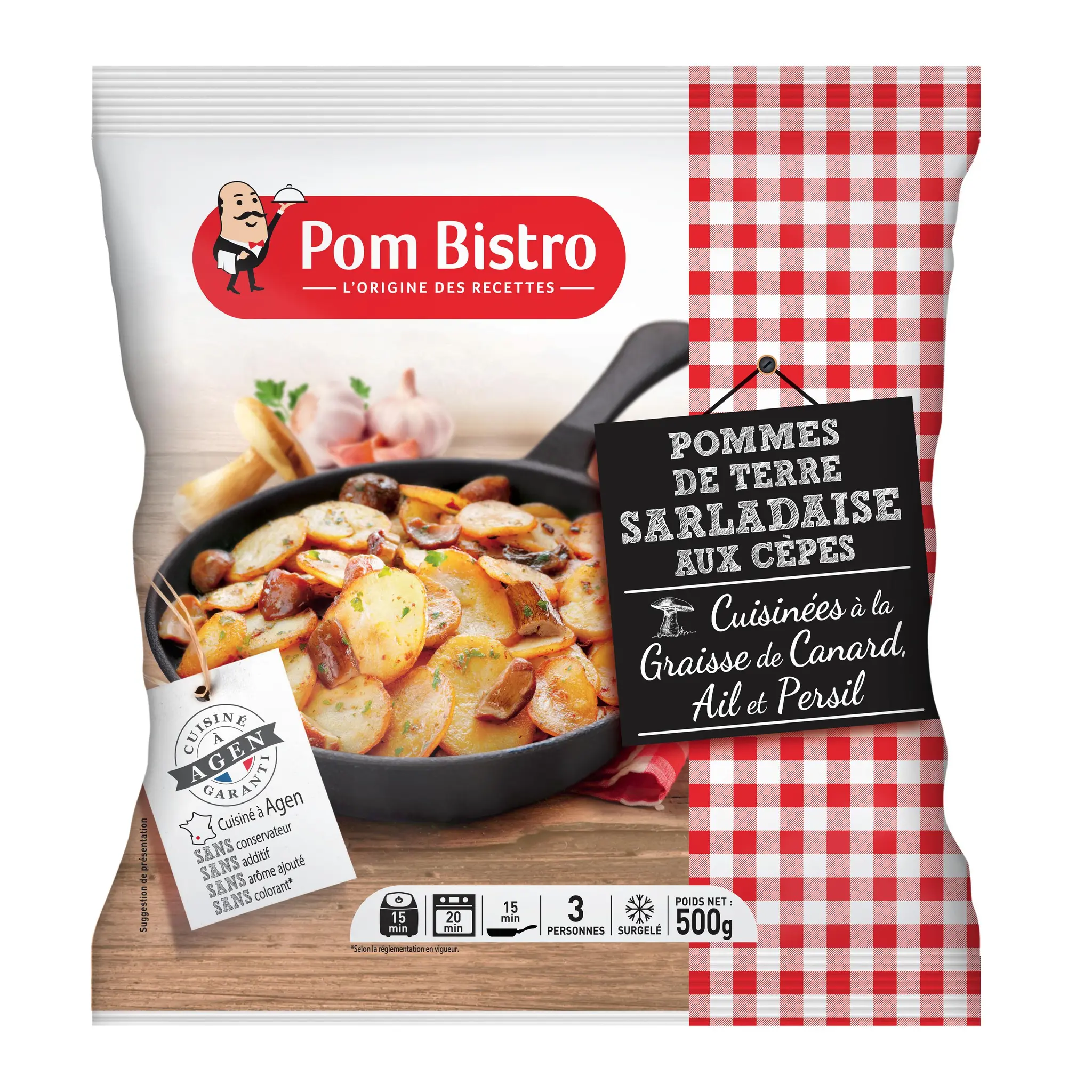 POM BISTRO Pommes de terre sarladaises aux cèpes