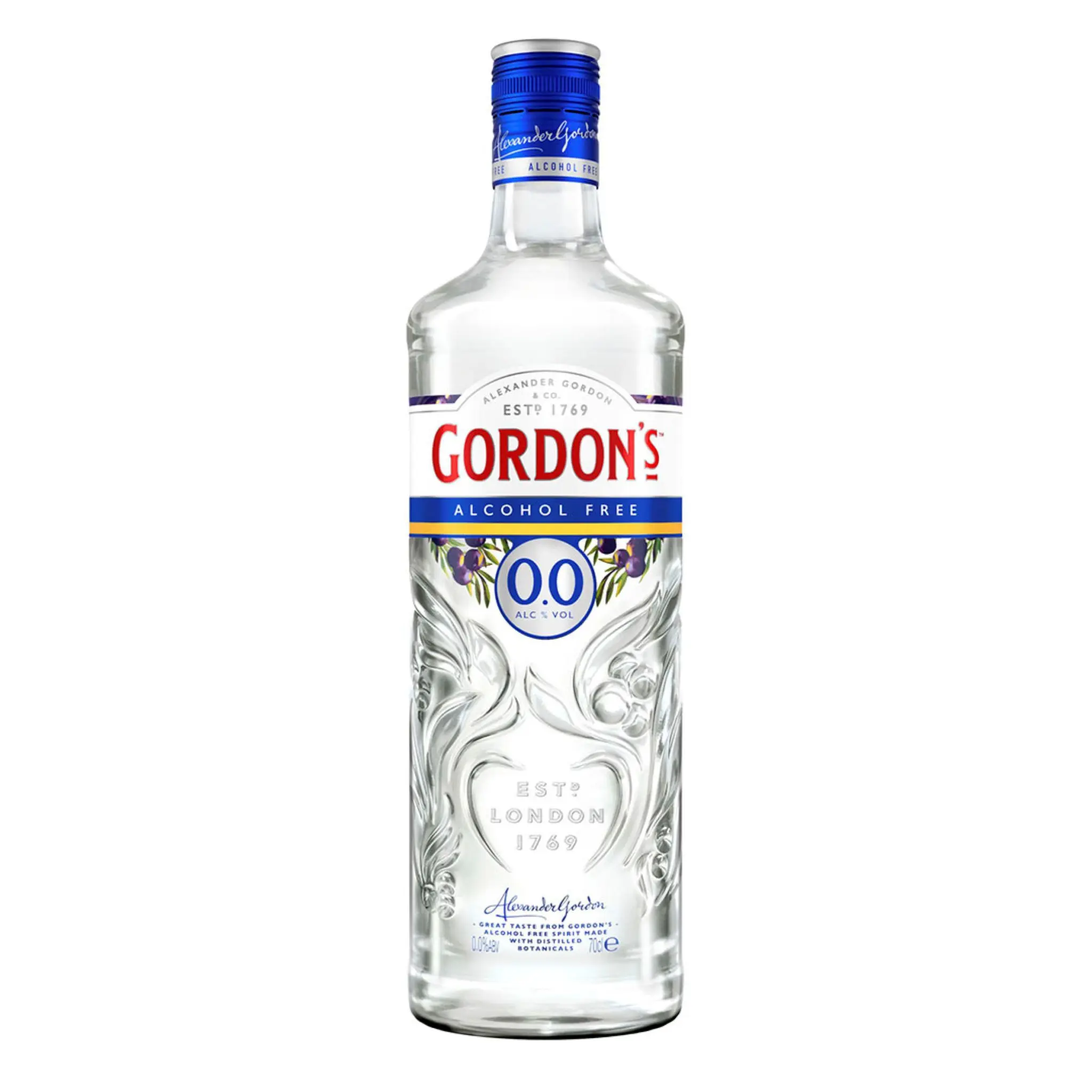 GORDON'S Boisson sans alcool sans sucres ajoutés
