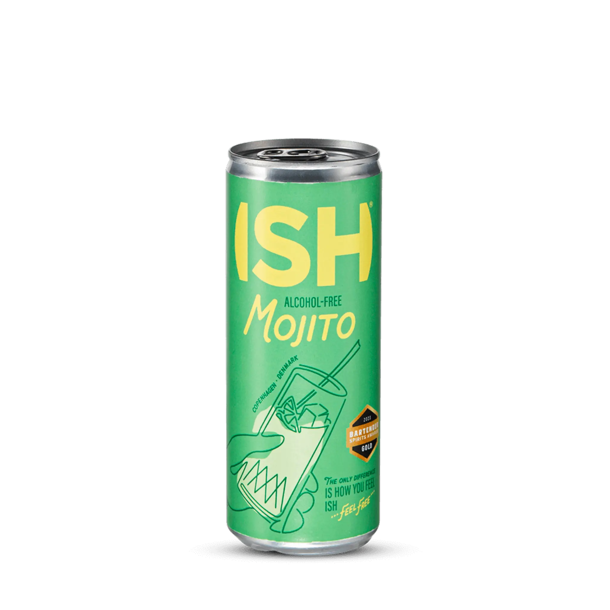 ISH Boisson pétillante sans alcool mojito