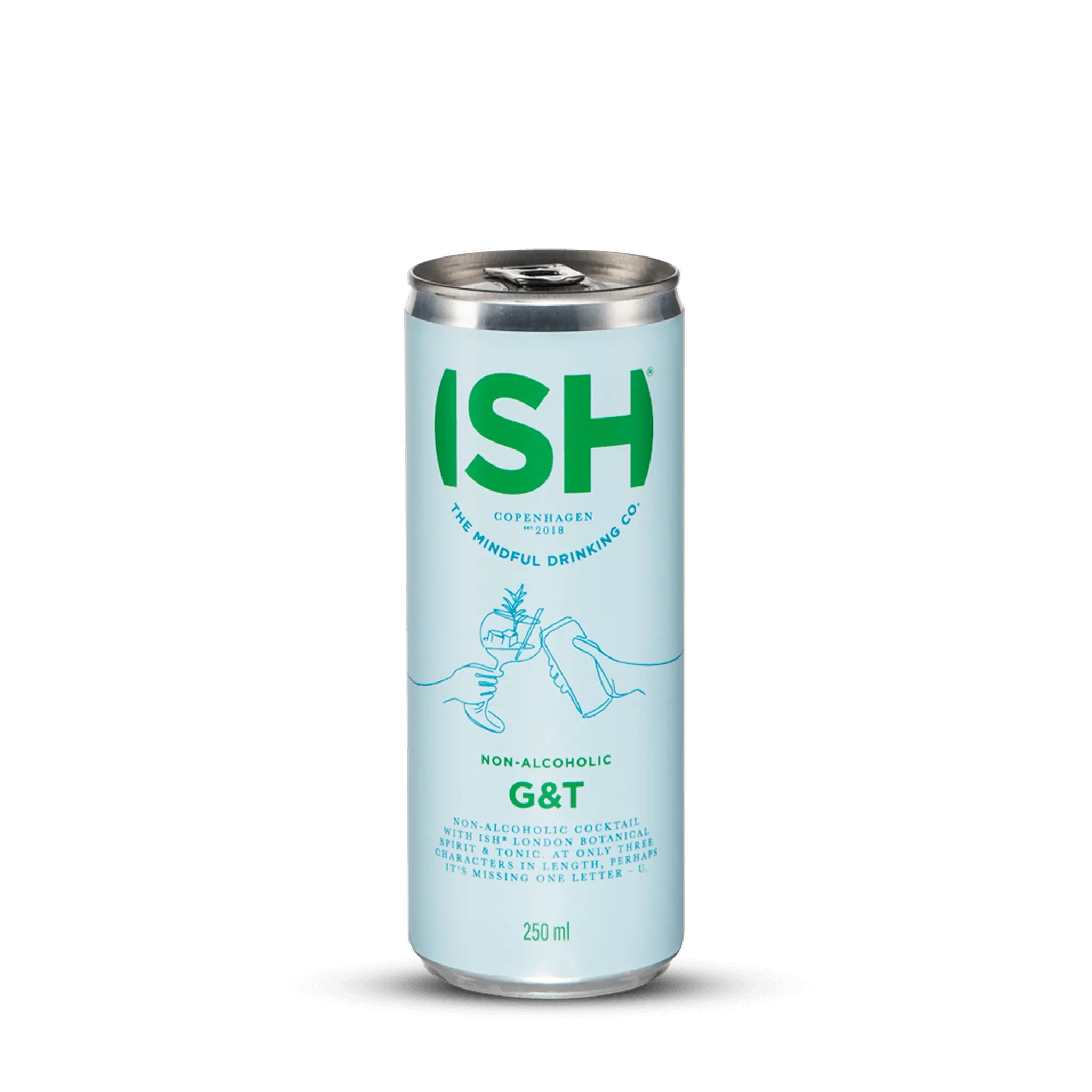 ISH Boisson pétillante G&T 0% boîte
