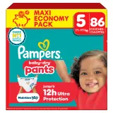 PAMPERS Baby Dry couches-culottes taille 5 (11-17kg)