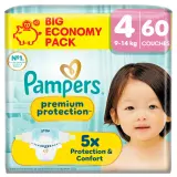 PAMPERS Premium Protection Couches taille 4 (9-14kg)