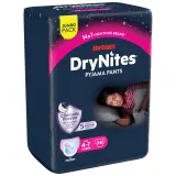 HUGGIES DryNites Sous-vêtements de nuit absorbants pour filles Disney 4-7 ans (17-30kg)