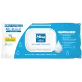 MIXA BEBE Lingettes ultra-douces à l'eau nettoyante