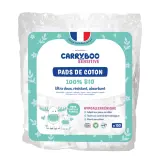 CARRYBOO Coton rectangles bio hypoallergéniques pour bébé