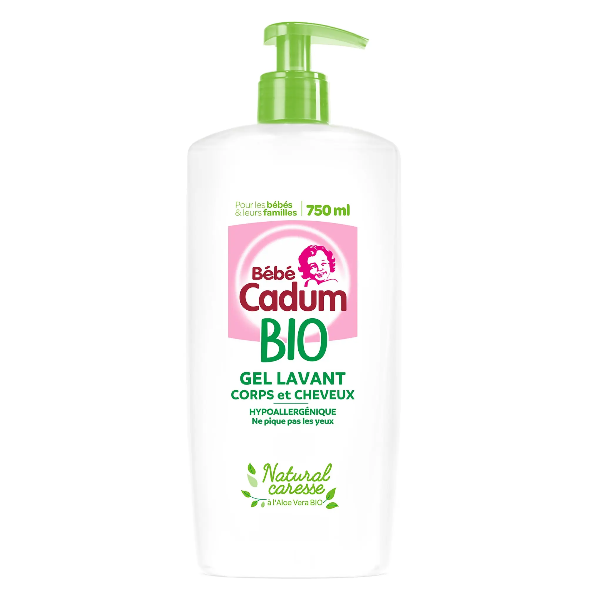 BEBE CADUM Gel lavant corps et cheveux bio