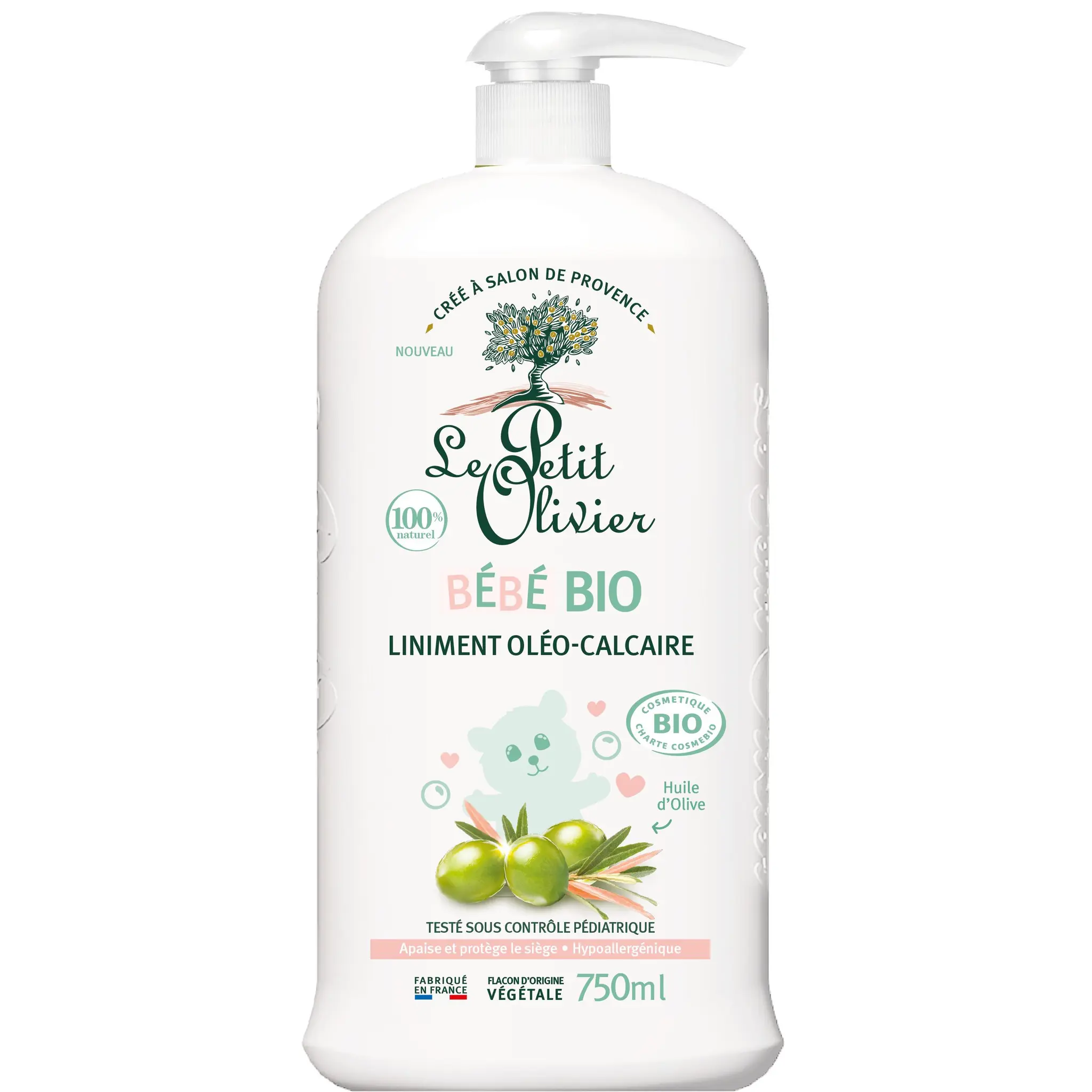 LE PETIT OLIVIER Bébé bio Liniment oléo-calcaire