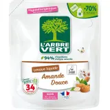 L'ARBRE VERT Recharge lessive liquide amande douce hypoallergénique