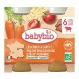BABYBIO Petit pot bio dès 6 mois légmes et pâtes bolognaise