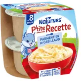 NATURNES P'tite recette bol parmentier de cabillaud dès 8 mois