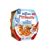 NATURNES P'tite Recette assiette blanquette de riz poisson des 15 mois