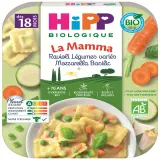 HIPP La mamma assiette ravioli légumes mozzarella basilic bio dès 18 mois