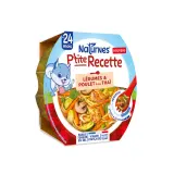 NATURNES P'tite Recette assiette légumes et poulet à la thaï dès 24 mois