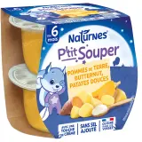 NATURNES P'tit souper Bols purée de pommes de terre butternut et patate douce dès 6 mois