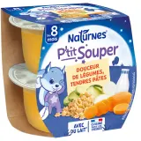 NATURNES P'tit souper douceur de légumes tendres pâtes