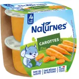 NATURNES Carottes sans sel ajouté dès 4 mois