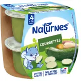 NATURNES Courgettes sans sel ajouté dès 4 mois