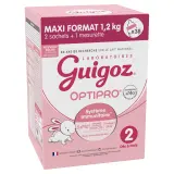 GUIGOZ Optipro 2 lait 2ème âge en poudre dès 6 mois