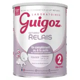 GUIGOZ Optipro Relais Lait 2ème âge en poudre en relais de l'allaitement maternel dès 6 mois