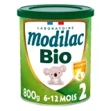 MODILAC Lait 2ème âge en poudre bio dès 6 mois