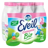 LACTEL Eveil 3 lait croissance bio liquide dès 10 mois