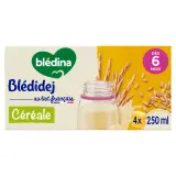 BLEDIDEJ Céréales lactées en brique dès 6 mois
