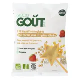 GOOD GOUT Baguettes magiques pois chiches maïs riz quinoa fraise sans gluten bio dès 10 mois