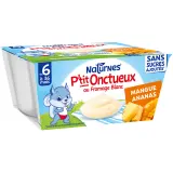 NATURNES P'tit onctueux au fromage blanc saveur mangue ananas dés 6 mois