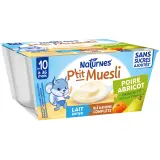 NATURNES P'tit Muesli poire abricot dès 10 mois