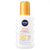 NIVEA SUN Sensitive Spray protection solaire peaux sensibles FPS50+