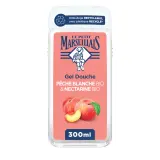 LE PETIT MARSEILLAIS Gel douche pêche blanche bio et nectarine bio