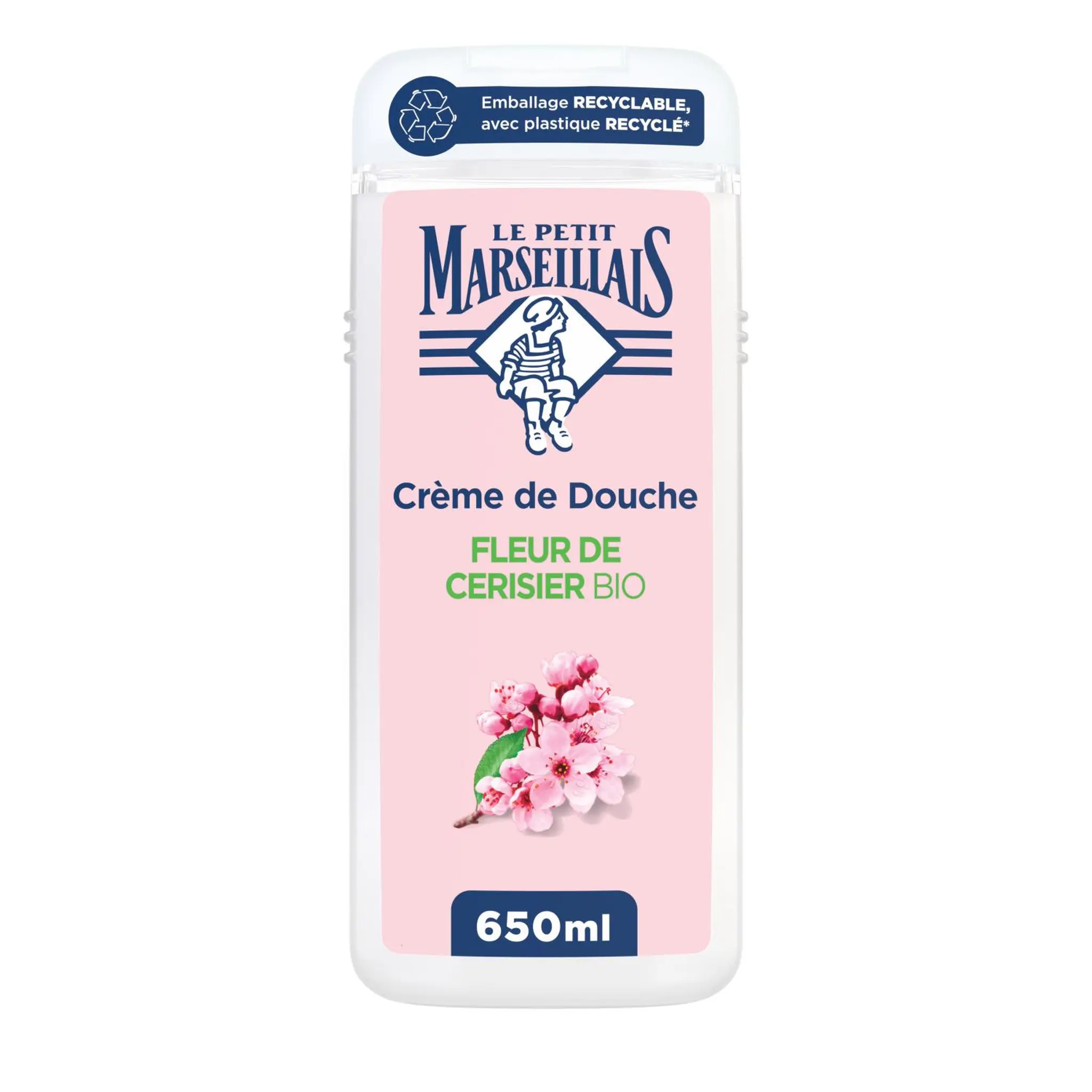 LE PETIT MARSEILLAIS Crème de douche et bain fleur de cerisier bio