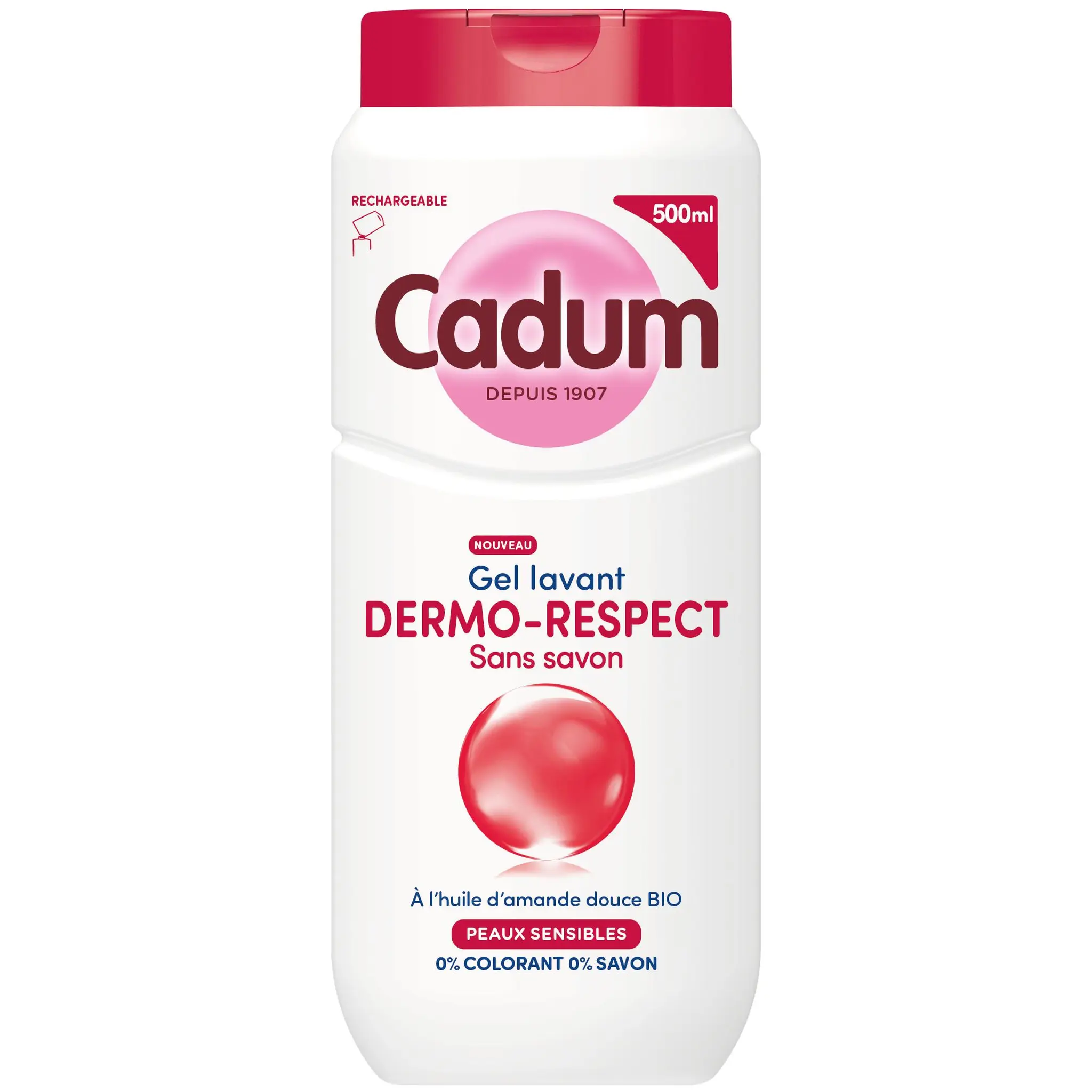 CADUM Gel lavant dermo respect sans savon