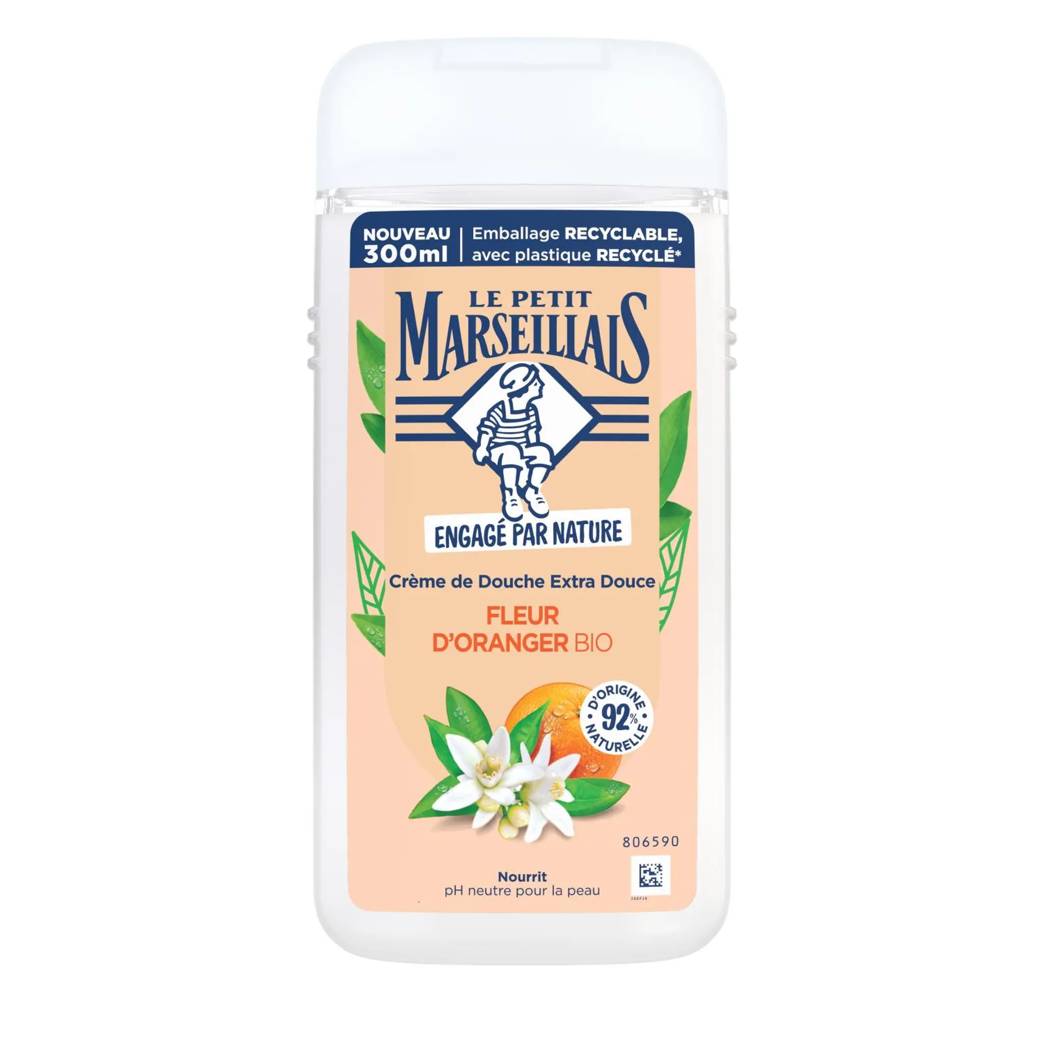 LE PETIT MARSEILLAIS Crème de douche fleur d'oranger