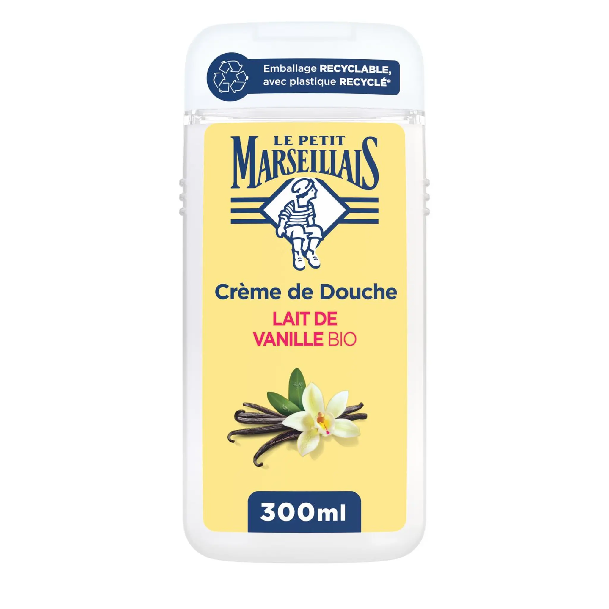 LE PETIT MARSEILLAIS Crème de douche lait de vanille bio