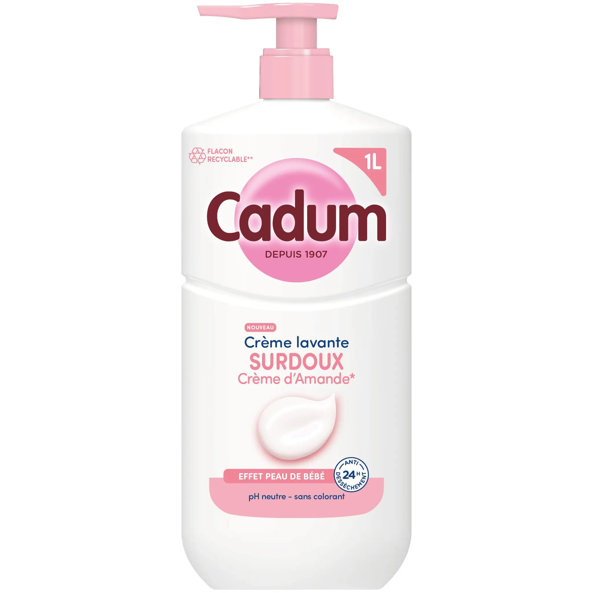 CADUM Crème lavante surdoux crème d'amande