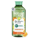 NATURÉ MOI Gel douche vitaminé au citron vert bio de Corse et eau d'orange bio pour tous types de peaux