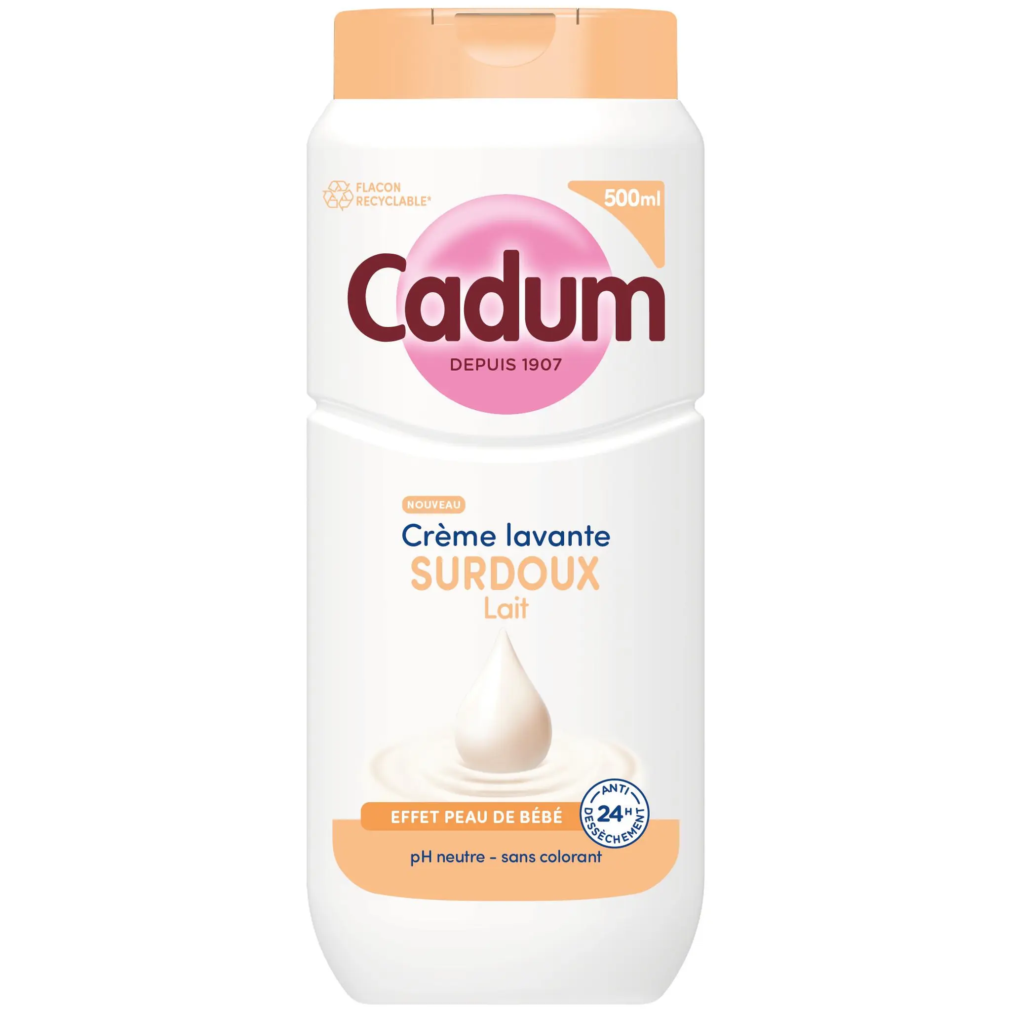 CADUM Crème lavante surdoux lait