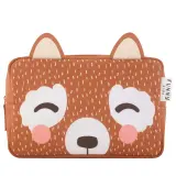 FRENCH TENDANCE Funny Kids Trousse de toilette panda roux 20cmx13cmx8cm