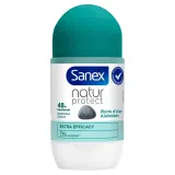 SANEX Natur Protect déodorant 48h extra efficacy pierre d'alun roll-on