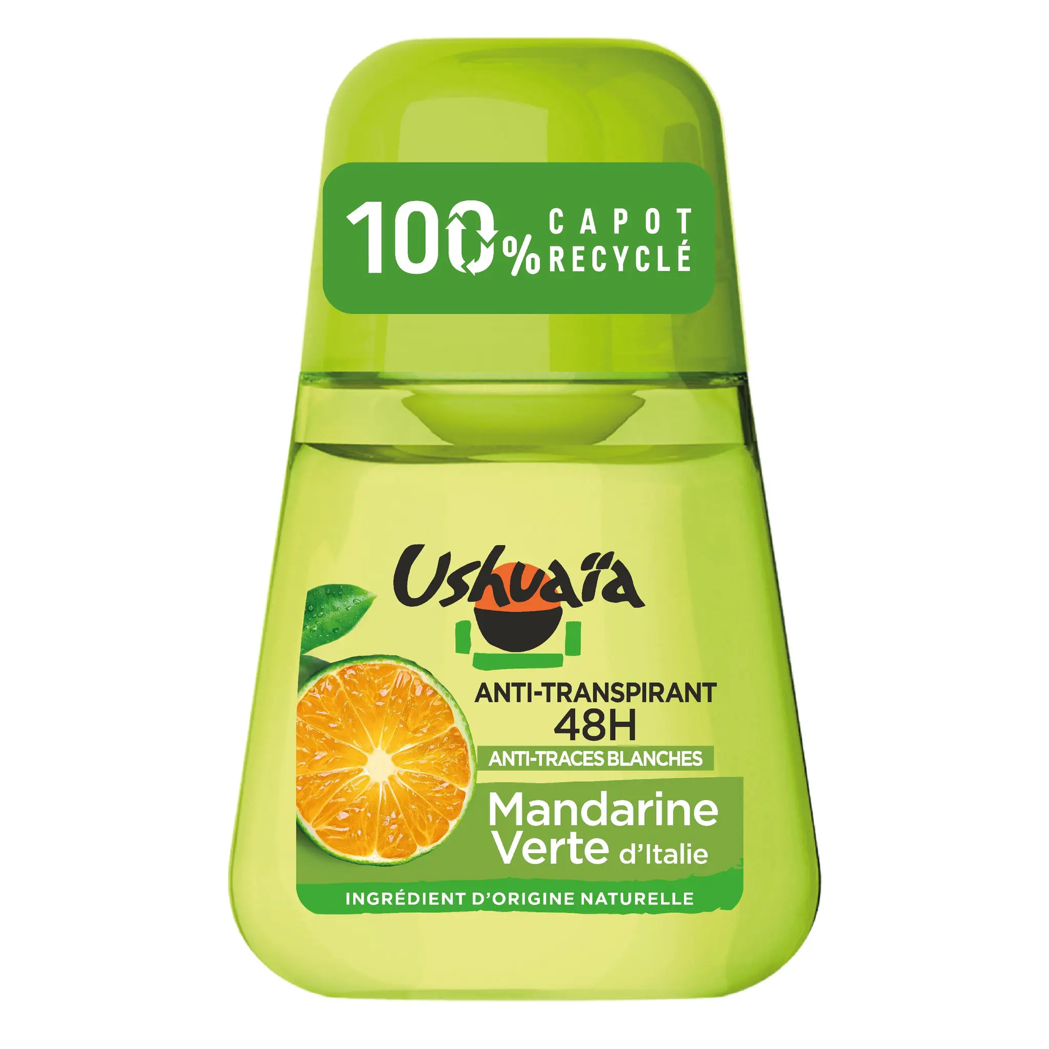 USHUAIA Déodorant bille mandarine 48h