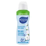 MONSAVON Déodorant spray compressé anti-transpirant 48h à la fleur de coton